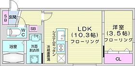 北海道札幌市手稲区前田二条11丁目（賃貸マンション1LDK・2階・32.30㎡） その2