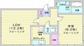 ティンカーベル元町  ｜ 北海道札幌市東区北二十三条東23丁目（賃貸アパート1LDK・1階・42.99㎡） その2