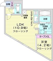 北海道札幌市東区北十五条東6丁目2-12（賃貸マンション1LDK・2階・33.01㎡） その2