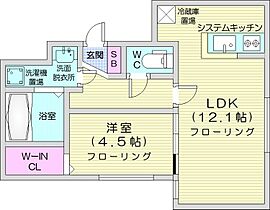 Resitrust  ｜ 北海道札幌市中央区南七条西2丁目（賃貸マンション1LDK・5階・40.23㎡） その2