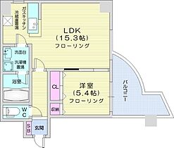 グランデフィラ2  ｜ 北海道札幌市北区北二十二条西3丁目（賃貸マンション1LDK・6階・42.20㎡） その2