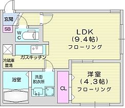 北海道札幌市北区新琴似七条1丁目（賃貸マンション1LDK・2階・32.23㎡） その2