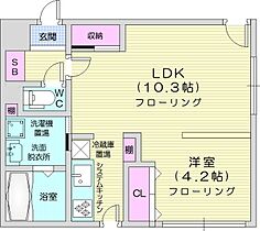 プロヴィデンスS5  ｜ 北海道札幌市中央区南五条西11丁目1288-21（賃貸マンション1LDK・2階・35.84㎡） その2