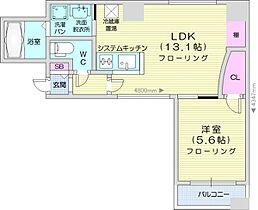 Space北3条  ｜ 北海道札幌市中央区北三条東2丁目（賃貸マンション1LDK・7階・40.51㎡） その2