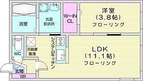 ラムーン発寒  ｜ 北海道札幌市西区発寒四条7丁目（賃貸マンション1LDK・3階・35.21㎡） その2