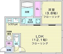 仮)SENNA栄通17MS  ｜ 北海道札幌市白石区栄通17丁目（賃貸マンション1LDK・1階・36.00㎡） その2