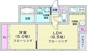 センテナリオL175  ｜ 北海道札幌市北区北十七条西5丁目（賃貸マンション1LDK・4階・34.76㎡） その2