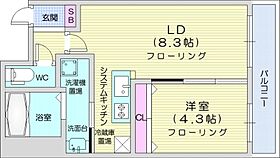 アルファスクエア宮の森2条  ｜ 北海道札幌市中央区宮の森二条3丁目（賃貸マンション1LDK・3階・35.29㎡） その2