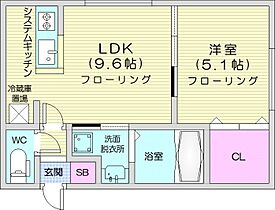 仮称)栄通17丁目MS  ｜ 北海道札幌市白石区栄通17丁目（賃貸マンション1LDK・4階・34.00㎡） その2