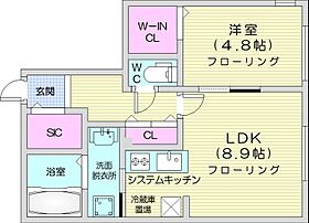 北海道札幌市東区北九条東9丁目（賃貸マンション1LDK・1階・36.35㎡） その2