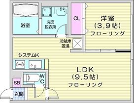 仮)琴似4-7MS  ｜ 北海道札幌市西区琴似四条7丁目（賃貸マンション1LDK・1階・29.93㎡） その2