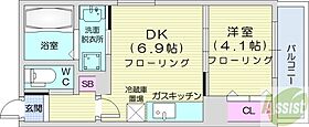 グランコンフォート札幌  ｜ 北海道札幌市北区北二十二条西5丁目（賃貸マンション1DK・2階・23.37㎡） その2