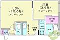 リベルタ桑園1階4.7万円