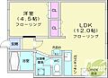 レジデンスふれあい4階4.5万円