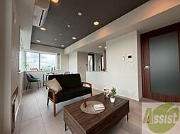 プライムメゾン大通公園 16階2LDKのリビング/ダイニング