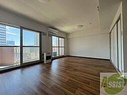 朝日プラザ偕楽園 13階2LDKのリビング/ダイニング