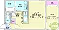 プレシェルト創成川イーストB棟3階5.6万円