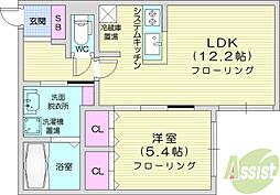 間取図画像 1LDK