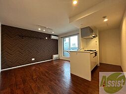 グランオルセー北大前 3階1LDKのリビング/ダイニング