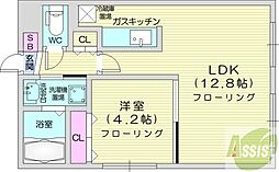 間取図画像 1LDK