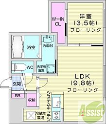 間取図画像 1LDK