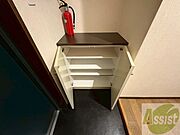 シューズボックスがあるのはやっぱり便利ですね！