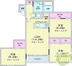 物件の間取り