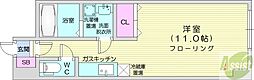 第6松屋ビル ワンルームの間取図画像