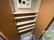 シューズボックスにきれいに靴を収納できますよー！
