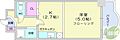 ル.ソレイユ7階3.9万円