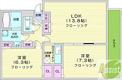 物件の間取り