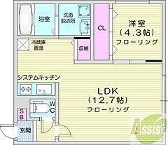 物件の間取り