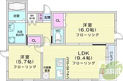 物件の間取り