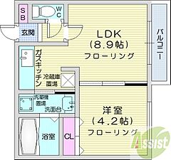 物件の間取り