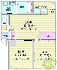 物件の間取り