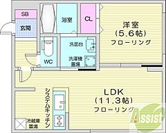 物件の間取り