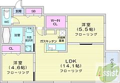 物件の間取り