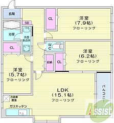 物件の間取り