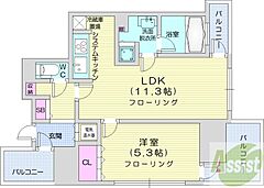 物件の間取り