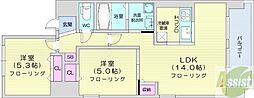 sapporoamabilis 2LDKの間取図画像