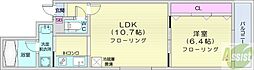 プレシオン南9条 1LDKの間取図画像