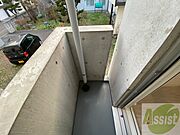 バルコニーは幅があり、広い印象を受けました。