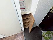シューズボックスがあるのはやっぱり便利ですね！