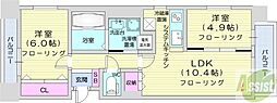 ルラシオン北9条通 2LDKの間取図画像