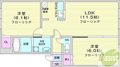 物件の間取り