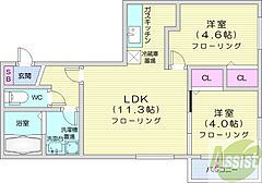 物件の間取り