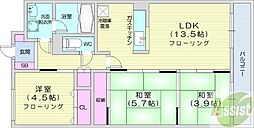 S・コート28 3LDKの間取図画像