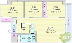 物件の間取り