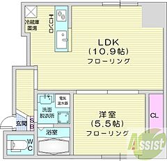 物件の間取り