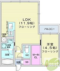 物件の間取り